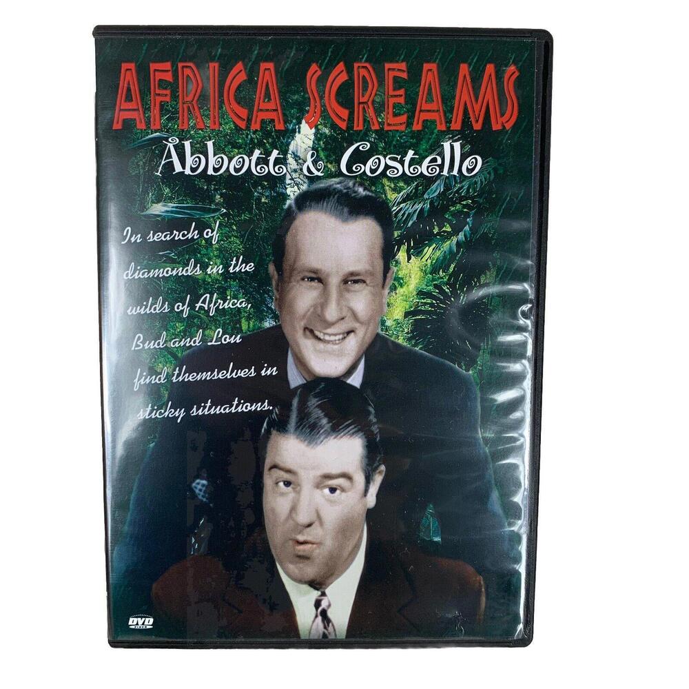 Abbott and Costello 1949 Africa Screams DVD Comedy Like New